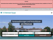 Tablet Screenshot of chiemsee-travel.de